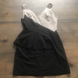 Cream and Black dress